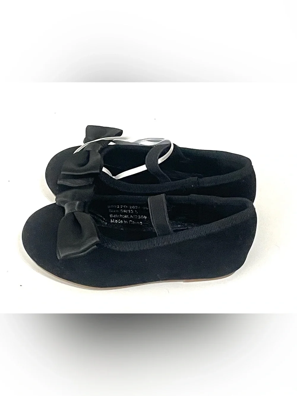 NWT Felix & Flora Black Dress Ballet Flat Shoes Mary Jane Toddler Girl Size 5
